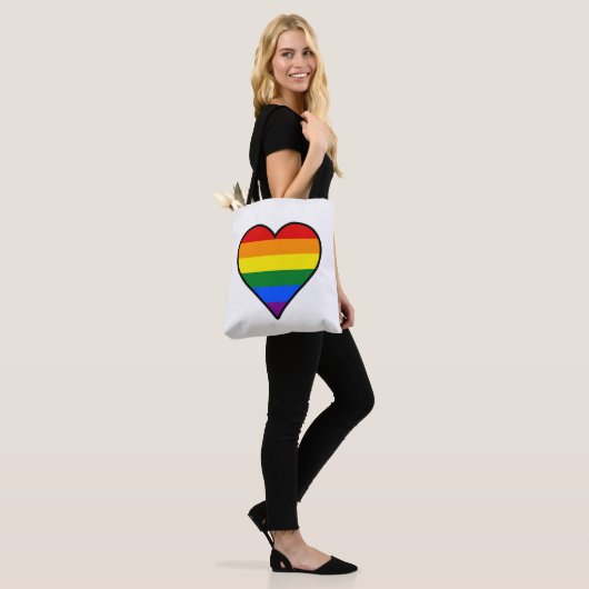 LGBT-Stolzherzen Backpack Tasche (Am Model)
