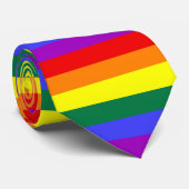 LGBT-Streifen Krawatte (Gerollt)