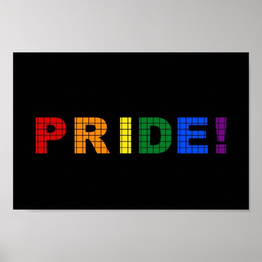 LGBT-Strichzeichen Poster (Vorne)