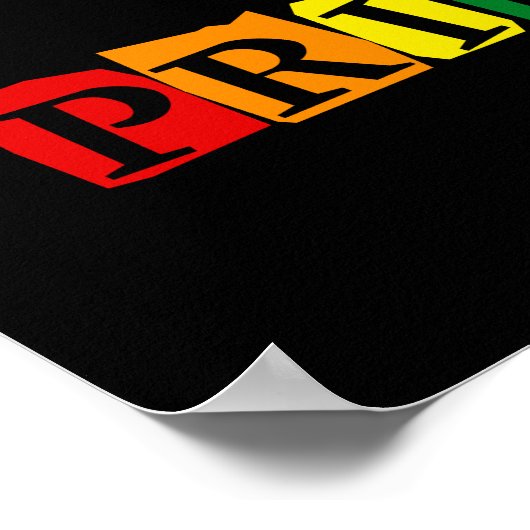 LGBT-Strichzeichen Poster (Ecke)