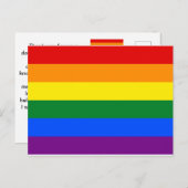 LGBT-Support Postkarte (Vorne/Hinten)