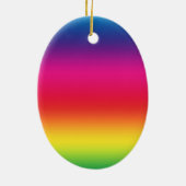 LGBT-Symbol für soziale Bewegung Keramik Ornament (Hinten)