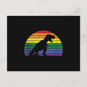 LGBT T-Rex-Gay Pride Postkarte