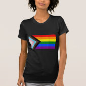 LGBT-T - Shirt mit dem Status "Progress Prilag" (Vorderseite)