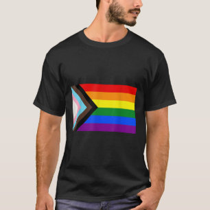 LGBT-T - Shirt mit dem Status "Progress Prilag"