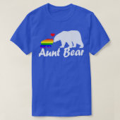 Lgbt Tante Bear Gay Pride Gleiche Rechte Regenboge T-Shirt (Design vorne)