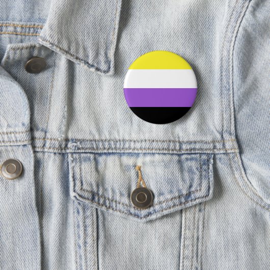 LGBT-Taste für nichtbinäre Flag Button (Beispiel)