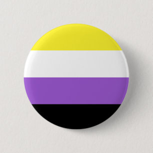 LGBT-Taste für nichtbinäre Flag Button