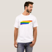 LGBT Tennessee, T - Shirt der US-Staatsflagge (Vorne ganz)