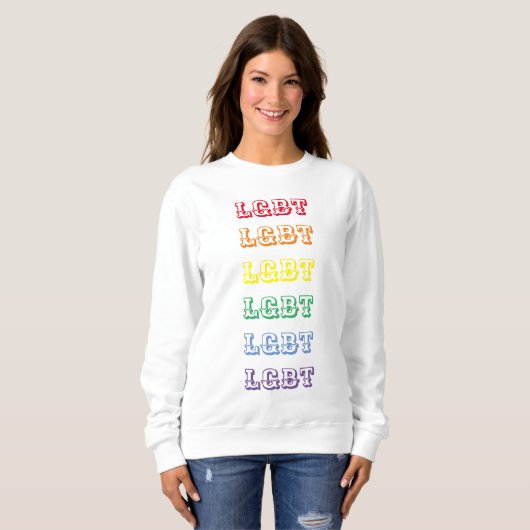 LGBT-Text Sweatshirt (Vorne ganz)