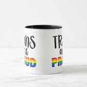 LGBT Trans and Proud Mug Tasse (Zentrum)