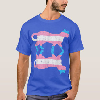 LGBT-Trans-Pride Transseual Flag Animal Cat Transm T-Shirt