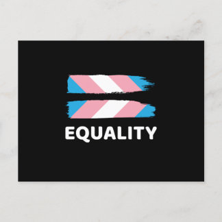 LGBT Transgender Ankündigungspostkarte