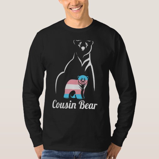 LGBT Transgender Cousin Bear Trans Prix T-Shirt (Vorderseite)