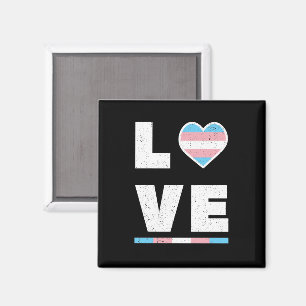 LGBT Transgender Stolzflagge Distressed Grunge Lie Magnet