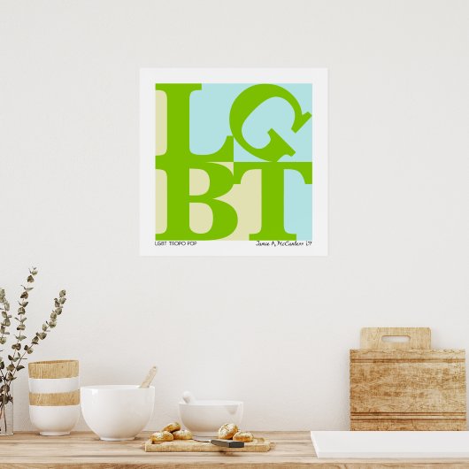 LGBT Tropo Pop Poster (Küche)