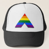 LGBT Trucker Hut Truckerkappe (Vorderseite)