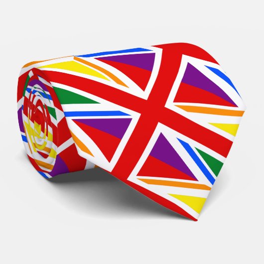 LGBT UK KRAWATTE (Gerollt)