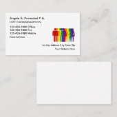 LGBT Unterscheidungs-Rechtsanwalt Visitenkarte (Vorne/Hinten)