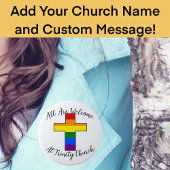 LGBT-unterstützendes Christlich Button