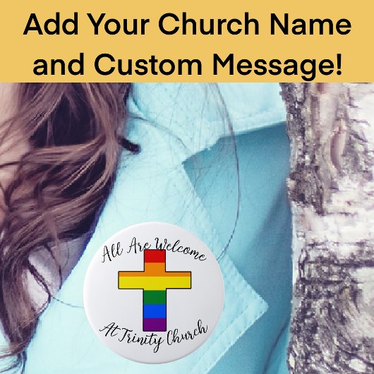 LGBT-unterstützendes Christlich Button