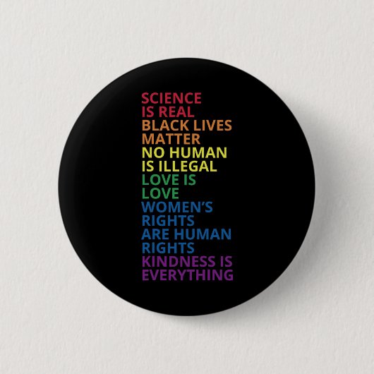 LGBT-Unterstützer-Shirt Button (Vorderseite)