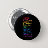 LGBT-Unterstützer-Shirt Button (Vorne & Hinten)