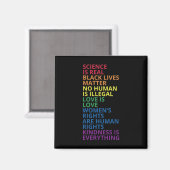 LGBT Unterstützer-Shirt Magnet (Vorderseite/Rückseite)