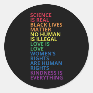 Lgbt Unterstützer-Shirt Runder Aufkleber