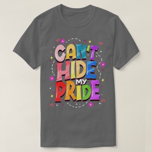 LGBT-Unterstützung für LGBTs, die meinen PRIDE LGB T-Shirt (Design vorne)