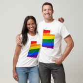 LGBT Utah, T - Shirt der US-Staatsflagge (Unisex)