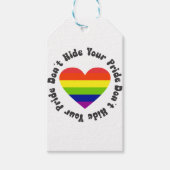 LGBT verbirgt Ihren Stolz, GayPride Geschenkanhänger (Vorderseite)