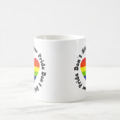 LGBT verbirgt Ihren Stolz, GayPride Kaffeetasse (Mittel)