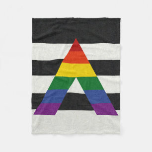 LGBT Verbündet-Flagge Fleecedecke