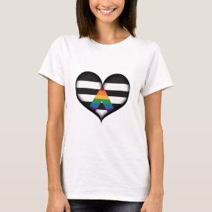 LGBT Verbündet-Herz T-Shirt