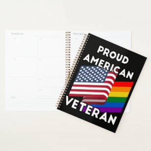 LGBT-Veteranen - Amerikanische Flagge Planer