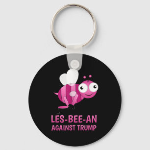 Lgbt Vs Donald Trump Gay Pride Les-bee-an Against Schlüsselanhänger