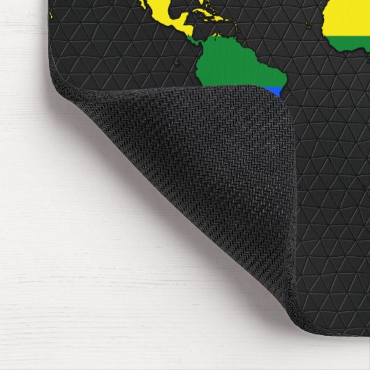 LGBT-Weltkarte Mousepad (Ecke)