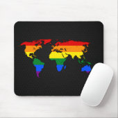 LGBT-Weltkarte Mousepad (Mit Mouse)