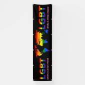 LGBT WELTWEITE PRIDE PARADE BANNER (Vertikal)