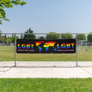 LGBT WELTWEITE PRIDE PARADE BANNER