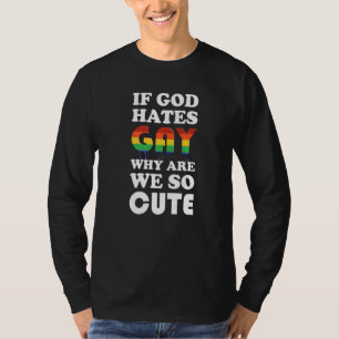 LGBT, wenn Gott Gay Premium hasst T-Shirt