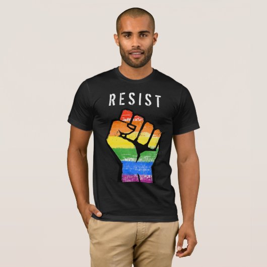 LGBT-Widerstandsfalte T-Shirt (Vorne ganz)