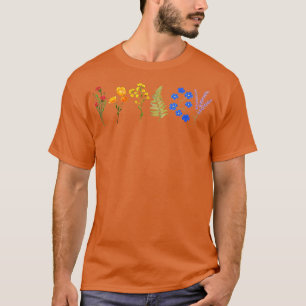 LGBT Wildblume Prix T-Shirt Rainbow Blume Shirt Ga
