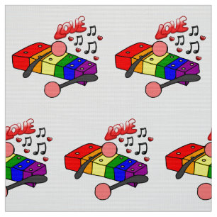 LGBT Xylophone Stoff