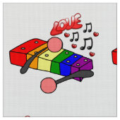 LGBT Xylophone Stoff (Nahaufnahme)