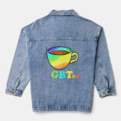 Lgbtea Überraschung für Lgbtq Lesbianis Jeansjacke (Rückseite)