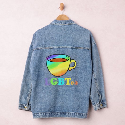 Lgbtea Überraschung für Lgbtq Lesbianis Jeansjacke (Hangar)