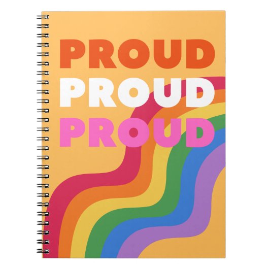 LGBTQ25+ Lesben-Pride-Notebook Notizblock (Vorderseite)