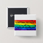 LGBTQ&A Schüler von Carson-Newman Knöpfen Button (Vorne & Hinten)